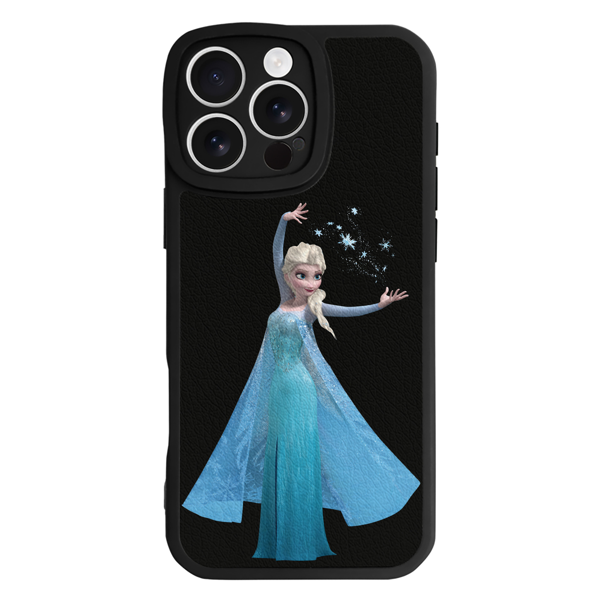 （画像用） アナと雪の女王 アンナ エルサ Frozen Anna Elsa 【iPhone 16シリーズ対応】シリコンスマホケース（レザー調） 材質：シリコン